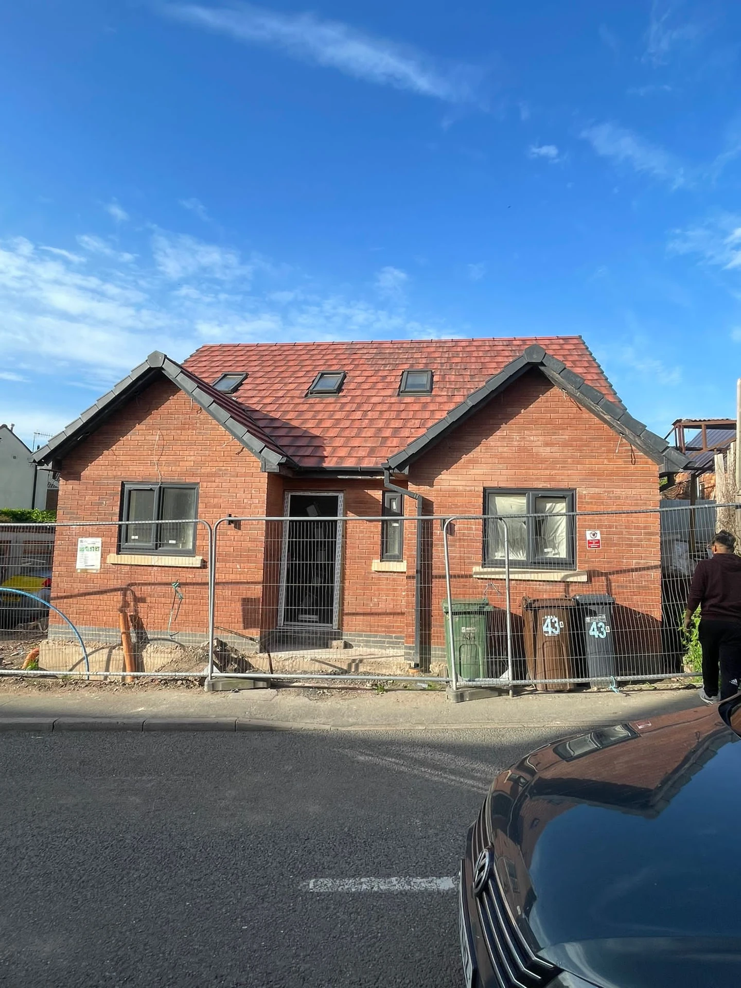 Bricklayers following structured brickwork process in Saltley Birmingham