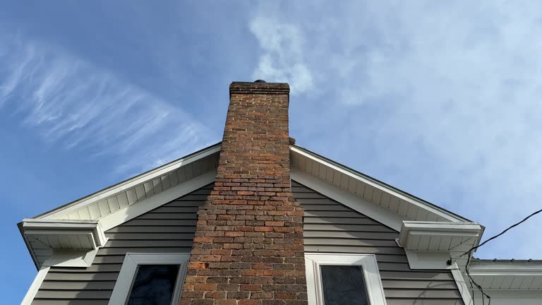 Chimney repointing process by Gora Bricklayers from inspection to final sign off