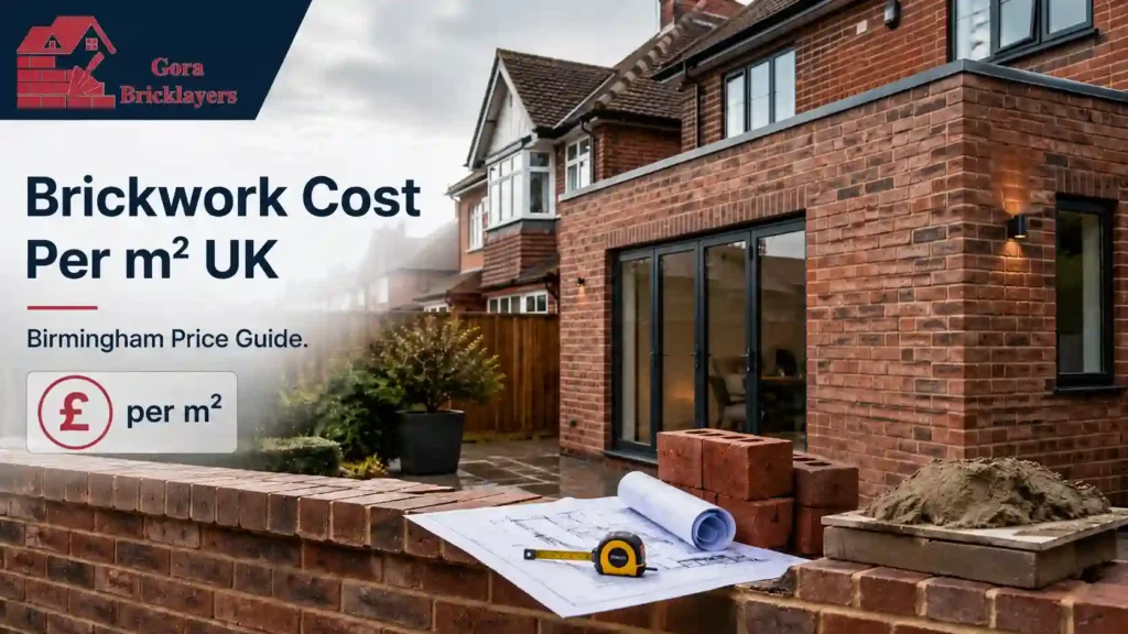 Birmingham Brickwork Cost Explain by Gora Bricklayers