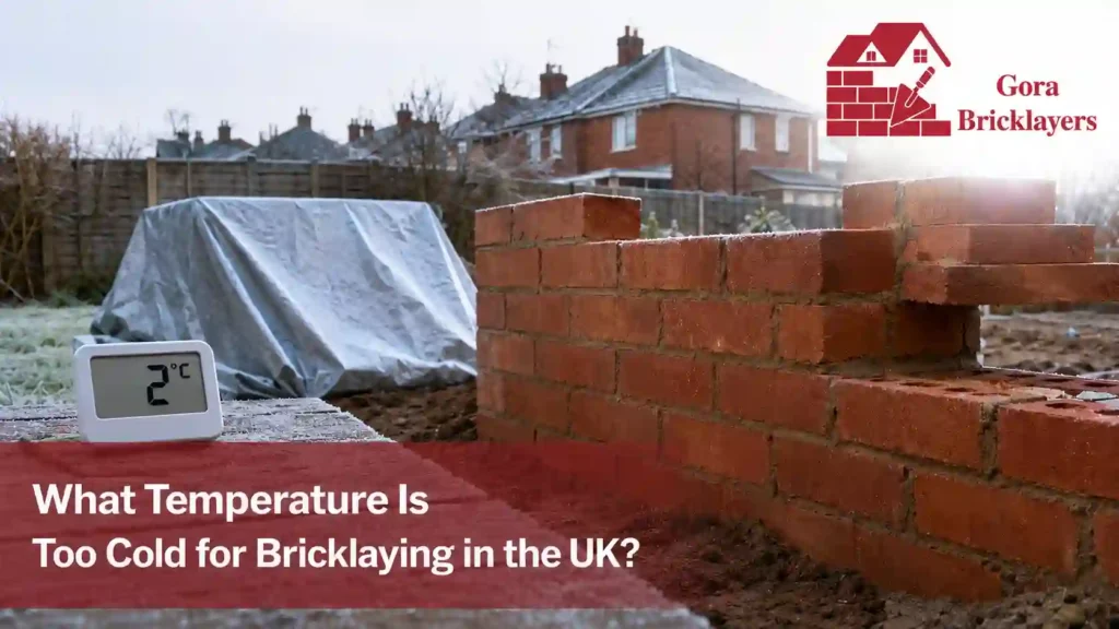 Minimum temperature for UK bricklaying and cold weather brickwork guide.