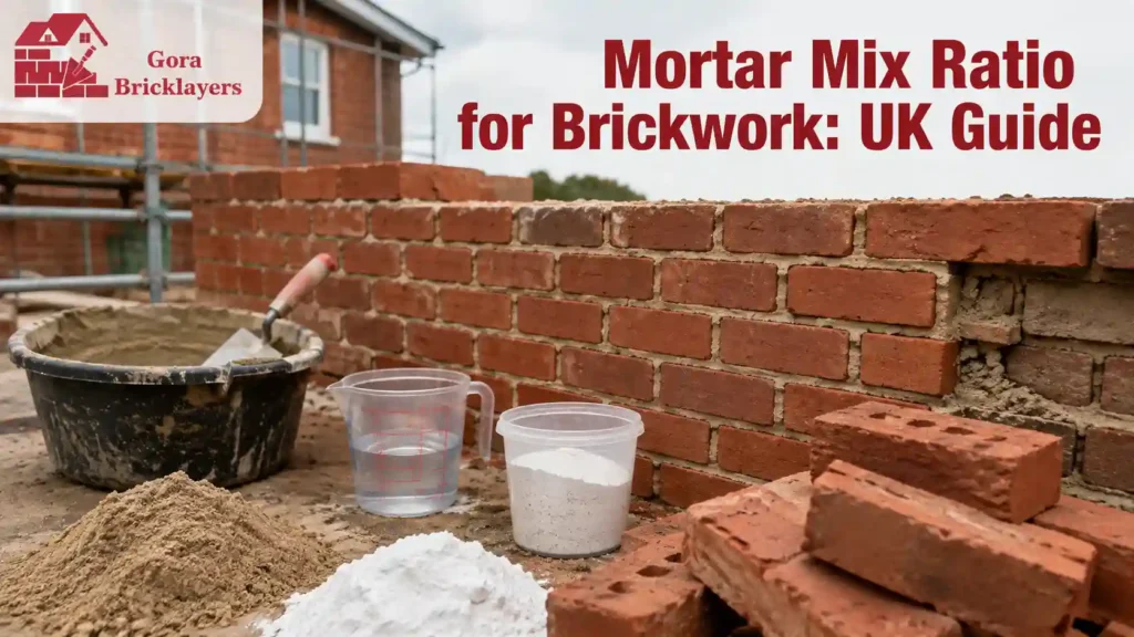 Mortar Mix Ratio for Brickwork in the UK BY Gora Bricklayers